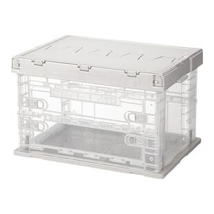 霜山可折叠收纳箱大容量衣服书籍整理箱工业风储物柜多功能储物箱