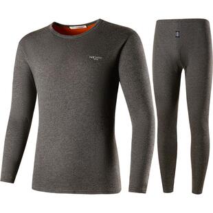 南极人保暖内衣男士秋冬季加厚加绒秋衣裤秋裤套装发热防寒棉毛衫