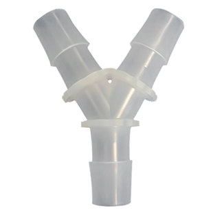 Y型等径塑料接头 胶管软管宝塔三通连接 分水器 Y三通1.6到16mm