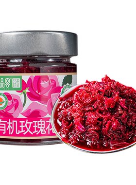 滇品客云南有机玫瑰花酱食用蜂蜜鲜花果酱玫瑰蜜烘焙泡茶面包馅料