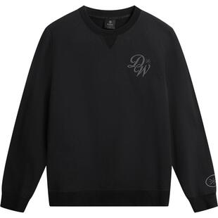 李宁卫衣男春季2026新款韦德男装刺绣长袖圆领上衣毛圈针织运动服