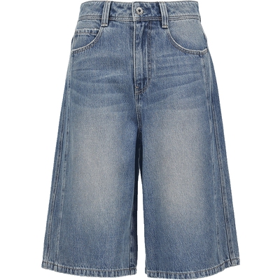 ONLY百慕大高腰五分裤短裤牛仔裤