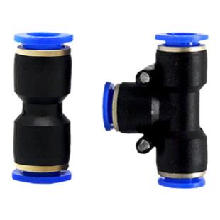 气动气管快速接头高压软管变径直接T型三通塑料管快插配件空压机8