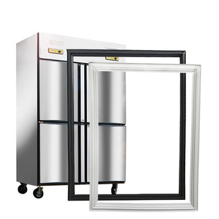 商用适用于商业冷链速冻库门缝条磁性密封条冷藏库门胶圈橡胶皮条