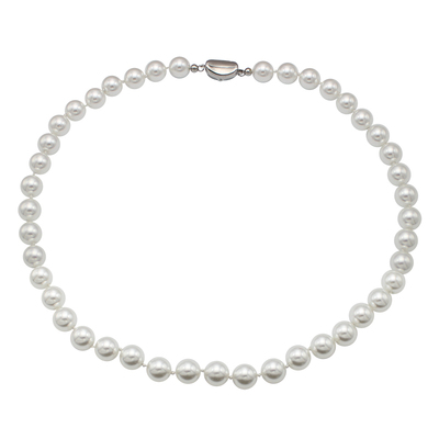 金智秀倪妮同款法式珍珠项链强光