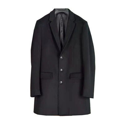 厚款商务绅士羊毛呢大衣外套