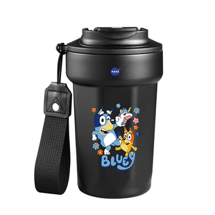 NASA联名布鲁伊Bluey宾果卡通保温杯保冷杯八角咖啡杯不锈钢水杯