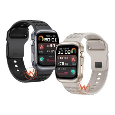 适用华为WATCH D2手表运动粒感硅胶表带智能血压手环二代专用一体透气腕表带夏季男士配件女士气囊