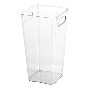 醒花桶轻奢透明亚克力花店用法式大号花瓶家用鲜花深水塑料养花桶