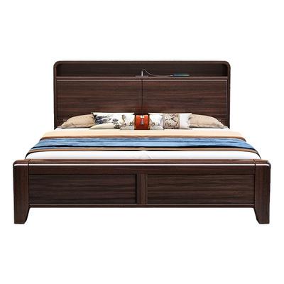 新中式双人紫金檀木实木工厂直销