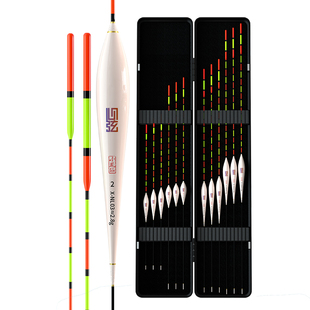 小凤仙正品鱼漂套装全套高灵敏野钓浮漂加粗醒目轻口鲫鱼漂带漂盒