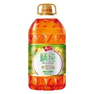 九三精纯非转基因三级豆油5L