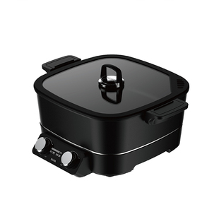 灿坤家用多功能料理锅电烧烤肉锅炉蒸煮炒煎烤涮一体锅网红锅火锅