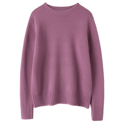 启超高端100%纯山羊绒衫