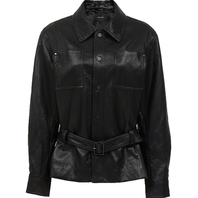 VeroModaPU腰带设计夹克