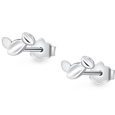 明牌珠宝铂金耳钉白金耳坠