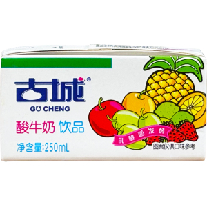 古城酸牛奶饮品水果风味10盒装