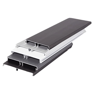 铝合金厨房橱柜底下踢脚线挡板踢脚板下面挡板白色柜子卡扣遮丑