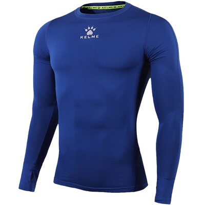 卡尔美秋冬男士紧身衣长袖加厚