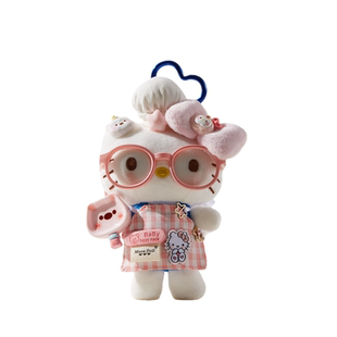 日本LEEQEJ可爱Kitty包包挂件饰粉色毛绒公仔少女心闺蜜礼物玩偶