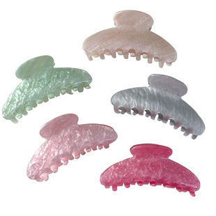 AM1013原创芭比少女系列鲨鱼夹后脑勺大号发量多抓夹发饰