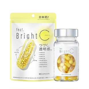 日本直邮代购 松本清黑科技featBrightC维生素C持续8小时VC60粒