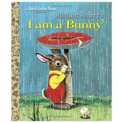 【现货】儿童原版英文绘本 I am a bunny 我是一只兔子纸板书  iamabunny幼儿英语启蒙认知入门绘本故事 0-4岁启蒙 善优童书