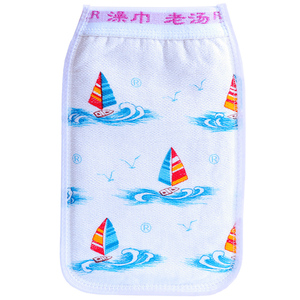 2条装正品老汤搓澡巾强力去污