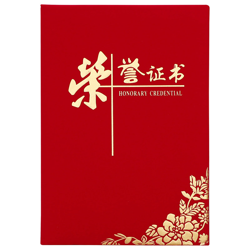 启恒荣誉证书可定制logo打印内容