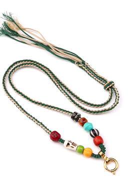 藏式吊坠绳免编织快捷挂扣