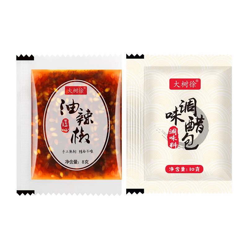 大树徐外卖醋包辣椒油组合小包装