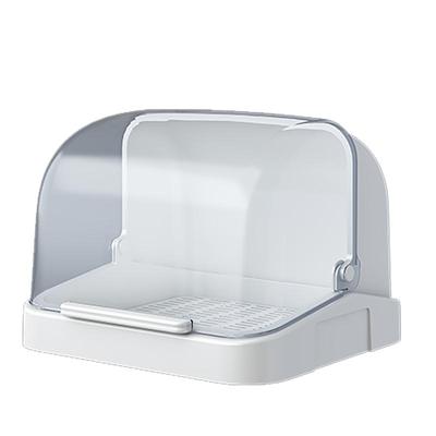 防尘放奶瓶杯子收纳盒带盖厨房