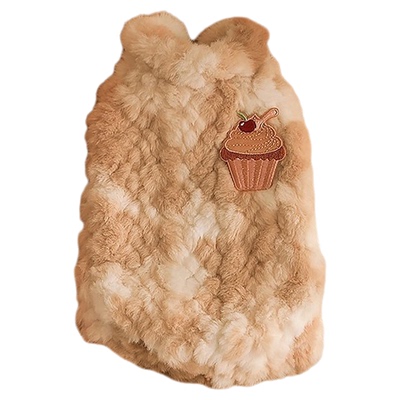 2025新款扎染仿兔毛冬季绒绒马甲