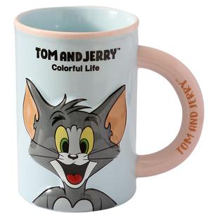 猫和老鼠大容量马克杯情侣家用陶瓷杯女生日礼物伴手礼水杯600ml