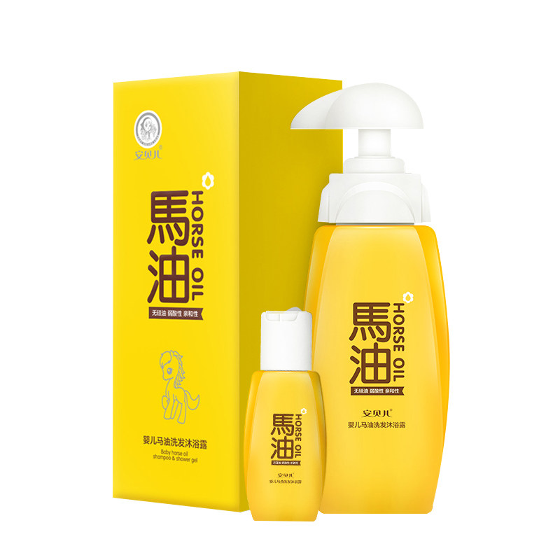 安贝儿马油无泪配方洗发沐浴露