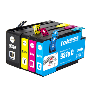 墨弘适用于惠普937XL彩色墨盒HP OfficeJet Pro 9730 9720 9130 9120 9110b打印机墨盒