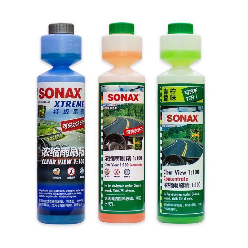 德国SONAX玻璃水浓缩去油膜