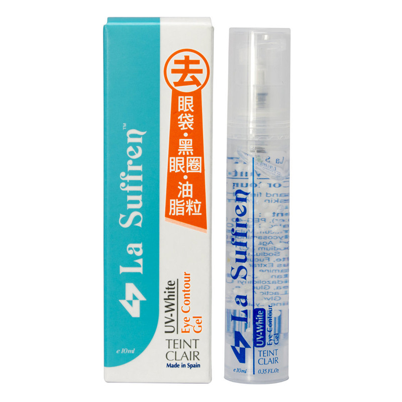 香港LaSuffren倩盈绿茶眼霜减浅鱼尾纹黑眼圈去油脂墨角藻眼啫喱