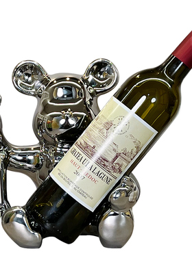 暴力熊红酒架酒柜装饰品