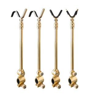 炮台后挂天线铝合金防脱竿挂防滑架杆配件全金属鱼竿大物钓鱼支架