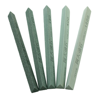 三角形油石条12*150mm菱形角度边缘打磨沙粒细目数2000#精磨砥石