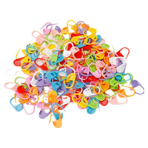 手工毛线编织工具配件彩色记号小别针防解别扣钩针编织塑料记号扣