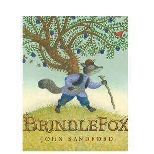 【预售】布林德福克斯英文儿童绘本人际关系进口原版书精装6岁9岁BrindleFox John Sandford  WorthyKids