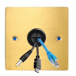 120型不锈钢地插盖板盲板86型装饰底盒盖全铜地扦地面插座遮挡盒