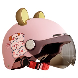 国标3C认证儿童头盔电动车男女孩3一12岁小孩秋冬四季安全帽通用