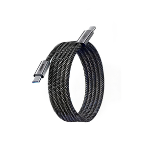 米物240W数据线磁吸充电线适用苹果iPhone17promax华为安卓typec手机电脑平板快充编织线6A