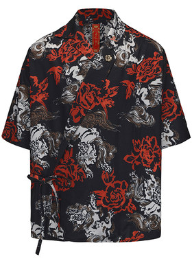 25春夏碧海潮生醒狮外套汉服开衫