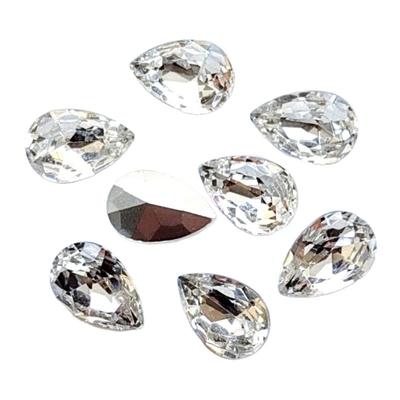 尖底白钻国产蛋形配饰水滴钻