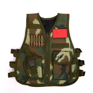幼儿园小特警演出服儿童迷彩防弹衣特种兵马甲玩具枪套装战术背心
