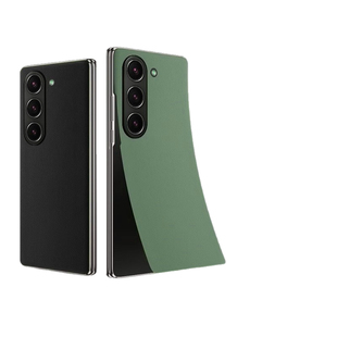 适用三星GalaxyZ Fold7手机后膜改色素皮Fold6超薄防刮手机贴纸Fold4/3超薄后盖软皮贴W25折叠屏防摔真皮背膜